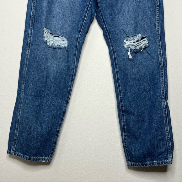 GAP Women’s High Rose Destructed Mom Jeans - Picture 7 of 12